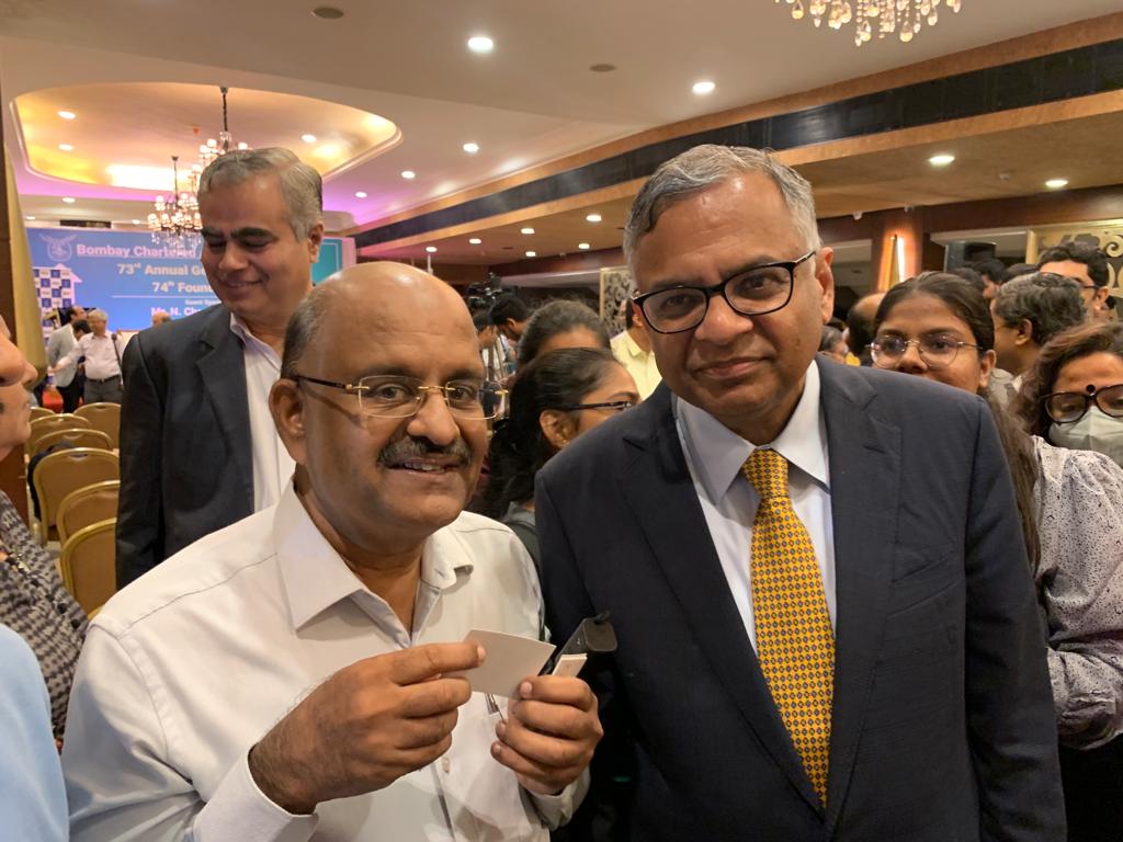 Group Chairman Tata group - Sh N Chandrsekharan