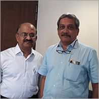 Late.Manohar Parrikar Defence Minister